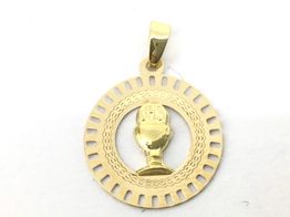 medalla oro 18k 