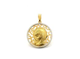 medalla oro 18k 