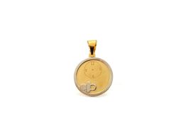 medalla oro 18k 