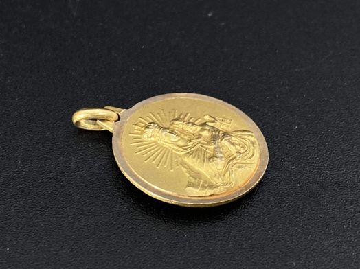 medalla oro 14k 