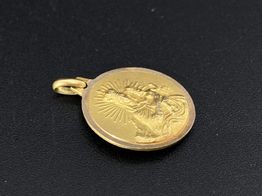 medalla oro 14k 