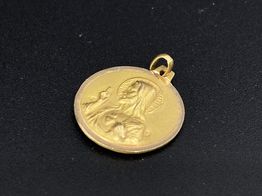 medalla oro 14k 