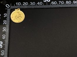 medalla oro 14k 