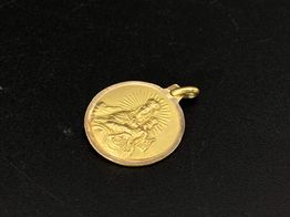 medalla oro 14k 