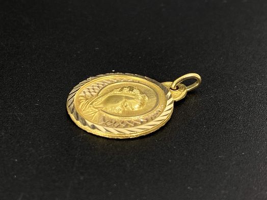 medalla oro 18k 