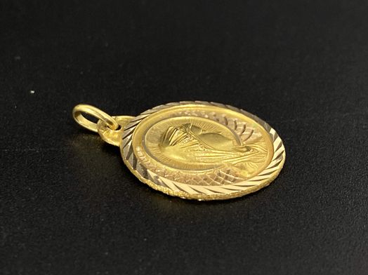 medalla oro 18k 