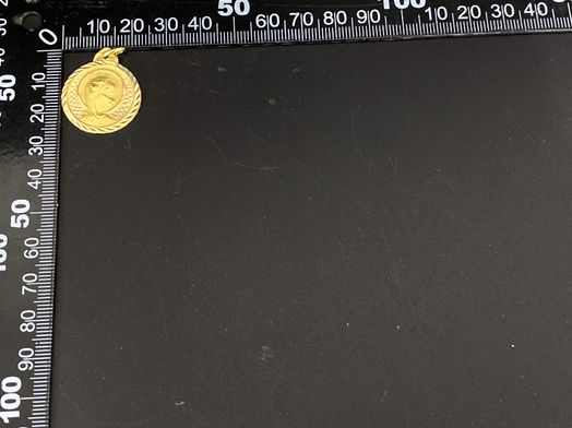medalla oro 18k 