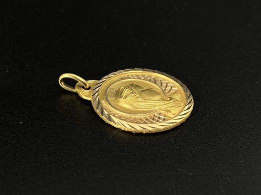 medalla oro 18k 