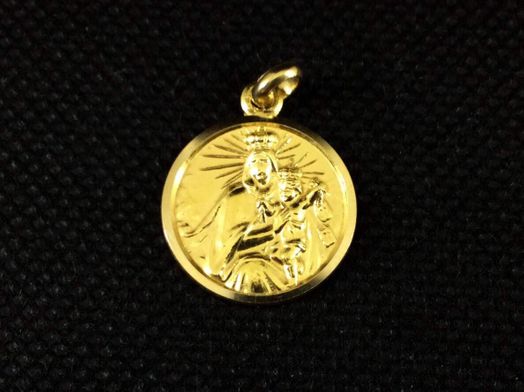 medalla oro 18k 
