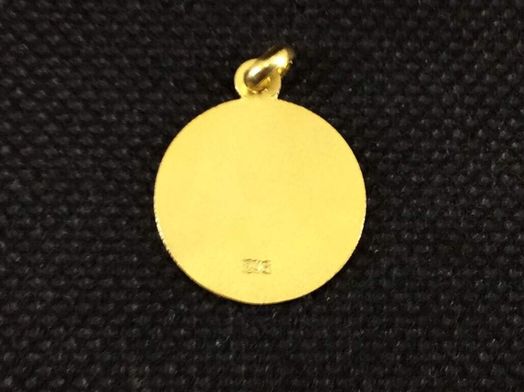medalla oro 18k 