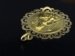 medalla oro 18k 