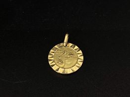 medalla oro 18k 