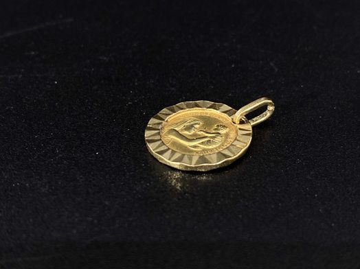 medalla oro 18k 