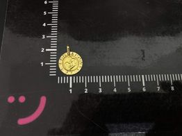 medalla oro 18k 