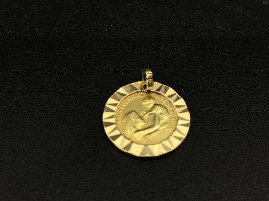 medalla oro 18k 