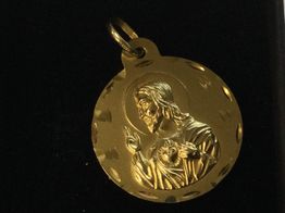 medalla oro 18k 