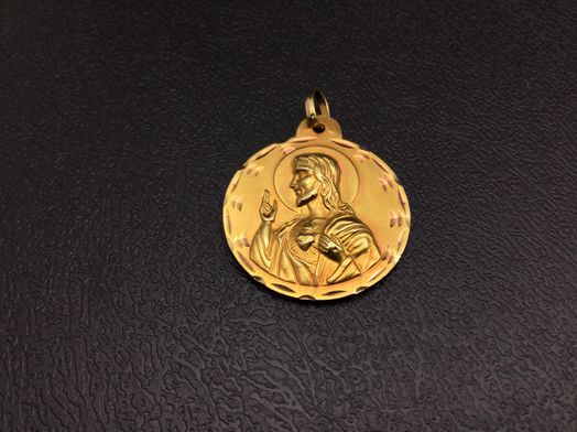 medalla oro 18k 