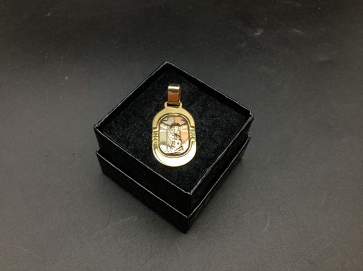 medalla oro 18k 
