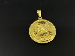 medalla oro 18k 