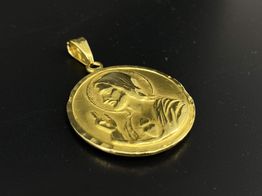 medalla oro 18k 