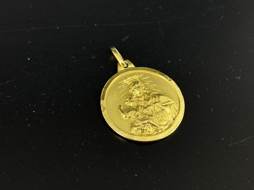 medalla oro 18k 