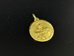 medalla oro 18k 