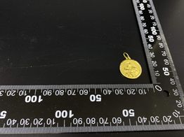 medalla oro 18k 
