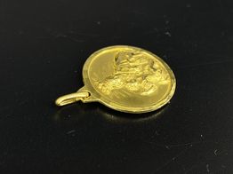 medalla oro 18k 