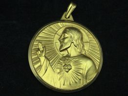 medalla oro 18k 