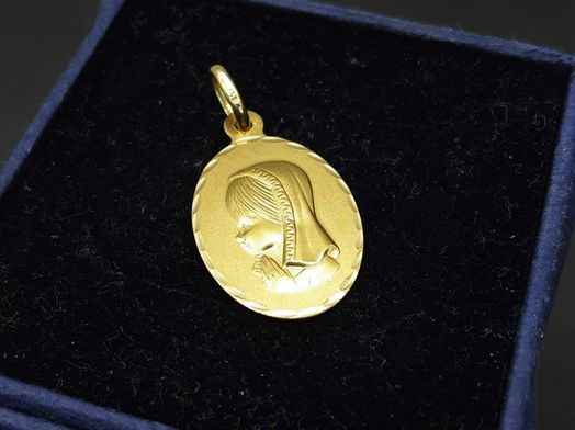 medalla oro 18k 