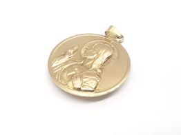 medallon oro 18k 