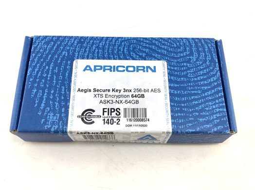mem&oacute;ria flash apricorn aegis secure key 3nx
