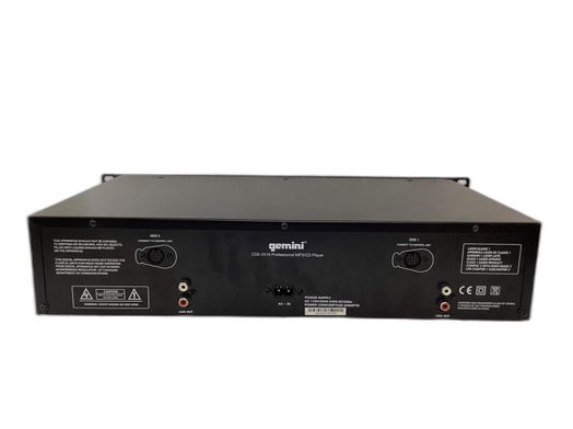 mesa mistura gemini cdx-2410 professional mp3/cd player