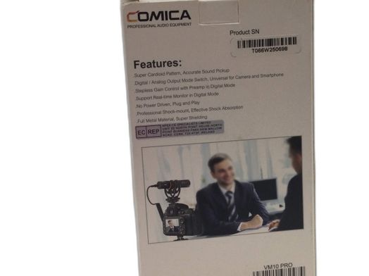 micro camara de vídeo comica vm10 pro