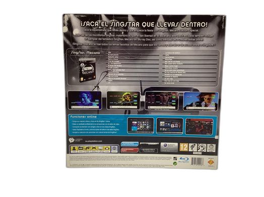 microfono ps3 sony singstar mecano edici&oacute;n especial