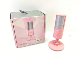 microfone vocalista razer seiren seiren x quartz