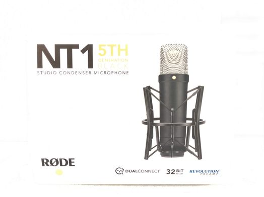 microfone vocalista rode nt1 5th generation black