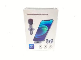 microfono sin marca wireless lavalier microphone