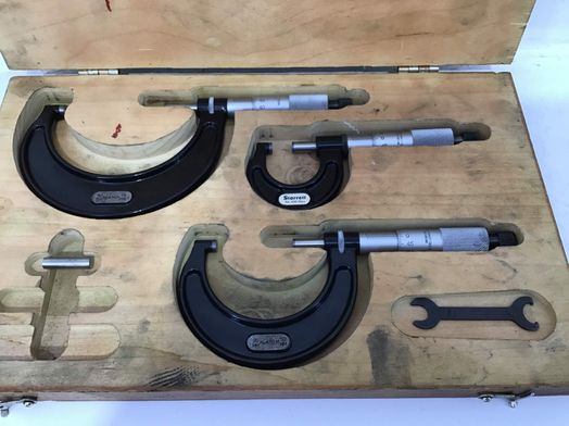 micrometro scarret juego de micr&oacute;metros externos starrett 0-75 s436maxrlz