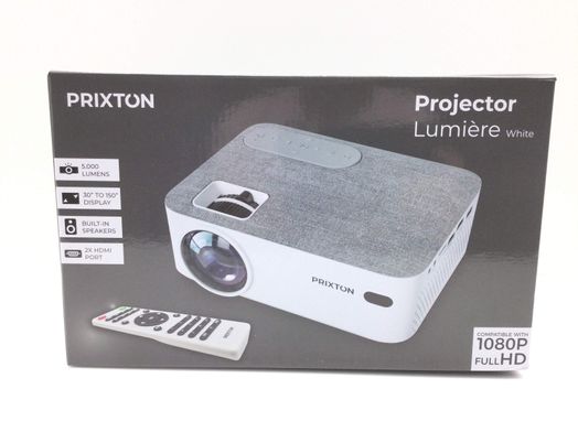 mini proyector prixton lumiere white
