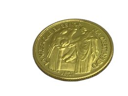 moneda oro 22k 
