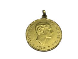 moneda oro 22k 