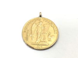 moneda oro 18k 