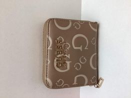 porta-moedas guess monedero beige