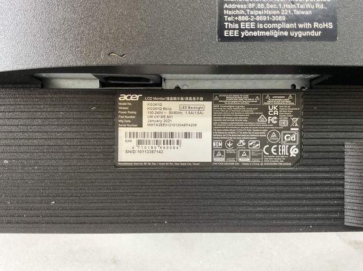 monitor led acer kg241q 24 led