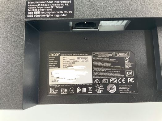 monitor led acer nitro kg2 kg272 s 27 led