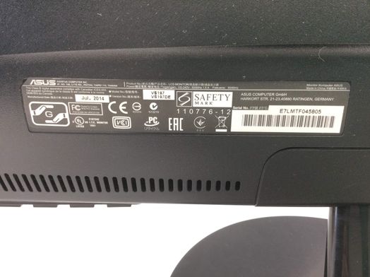 monitor led asus vs197de 19 led