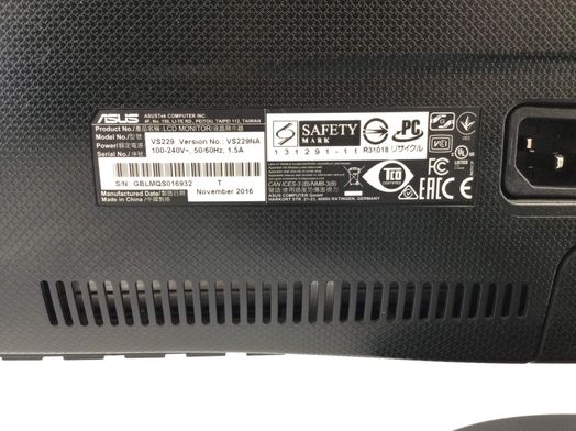 monitor led asus vs229na 21.5 led