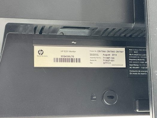 monitor led hp elitedisplay e231 23 led