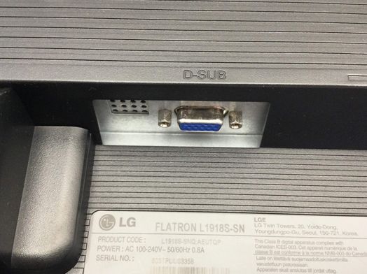 monitor tft lg l1918s